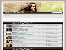 Tablet Screenshot of alanismorissette.info